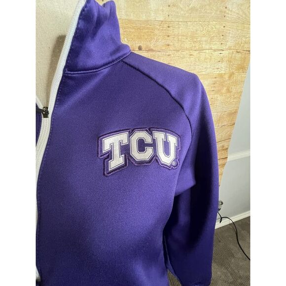 NIKE TCU HORNED FROGS  ATHLETIC COLLEGE TEAM PULL OVER ACTIVE TOP SIZE MEDIUM - Picture 5 of 7